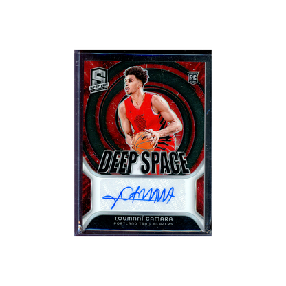 Toumani Camara 2023-24 Panini Spectra Deep Space Rookie Auto /99
