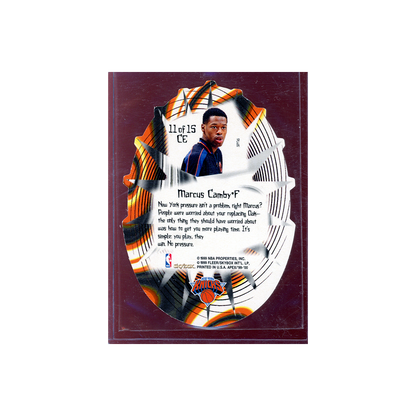 Marcus Camby 1999 Skybox Apex Cutting Edge PLUS Die-Cut