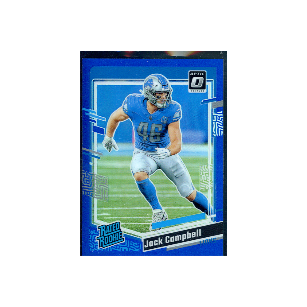 Jack Campbell 2023 Panini Donruss Optic Football Rated Rookie Blue /199