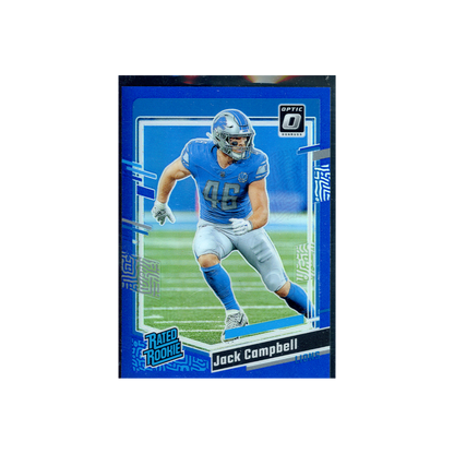 Jack Campbell 2023 Panini Donruss Optic Football Rated Rookie Blue /199
