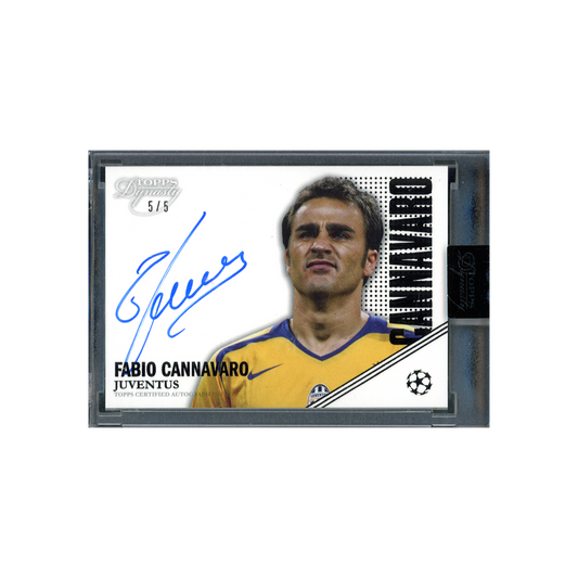 Fabio Cannavaro 2022-23 Topps Dynasty UCL Patch Auto /5