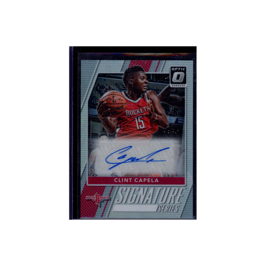 Clint Capela 2017-18 Panini Conruss Optic Basketball Signature Series Auto