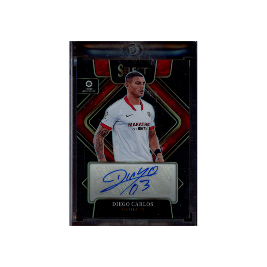 Diego Carlos 2022-23 Panini Select La Liga Soccer Auto Black 1/1