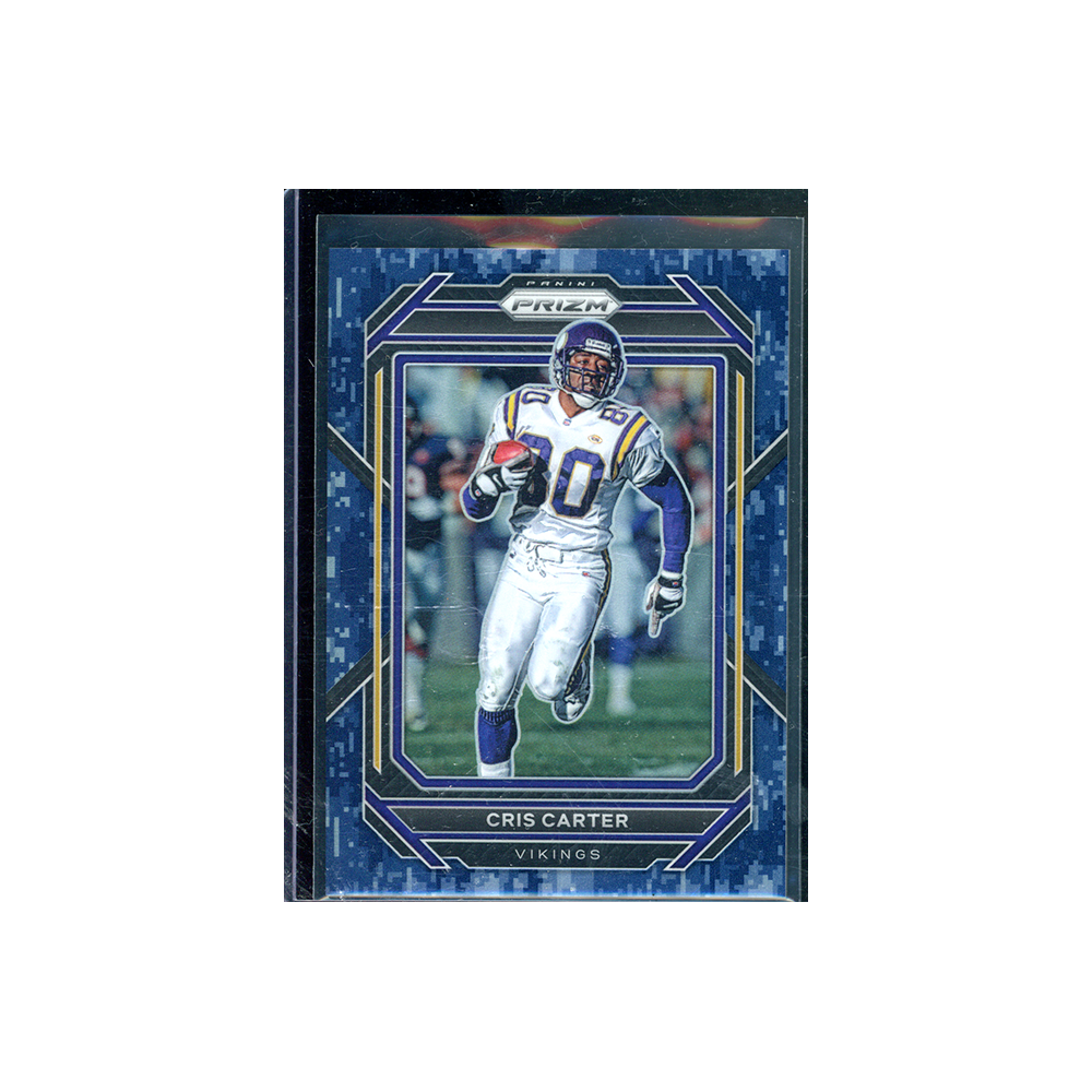 Cris Carter 2022 Panini Prizm Football Camo Prizm /25