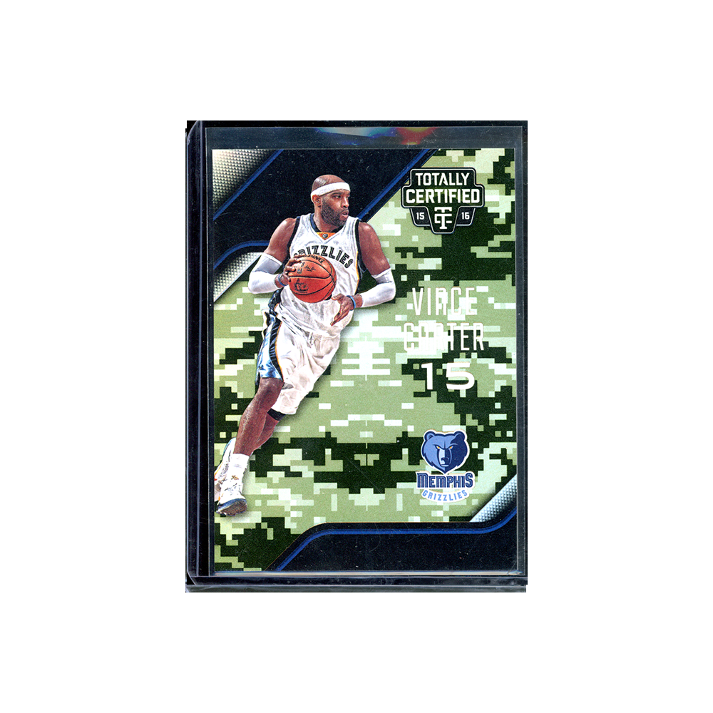 Vince Carter 2015-16 Panini Totally Certified Basketball Camo /25