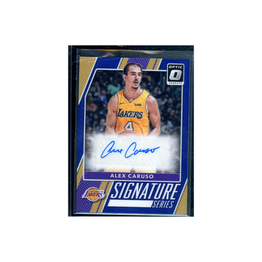 Alex Caruso 2017-18 Panini Donruss Optic Signature Series Rookie Auto