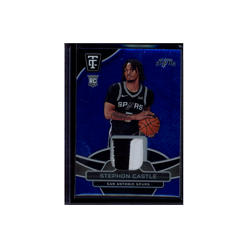 Stephon Castle 2024-25 Panini Totally Certified Basketball Rookie Relic /49