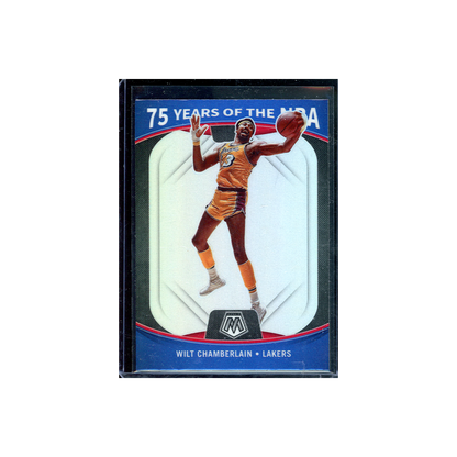 Wilt Chamberlain 2021-22 Panini Mosaic Basketball 75 Years of the NBA