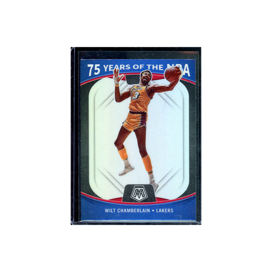 Wilt Chamberlain 2021-22 Panini Mosaic Basketball 75 Years of the NBA