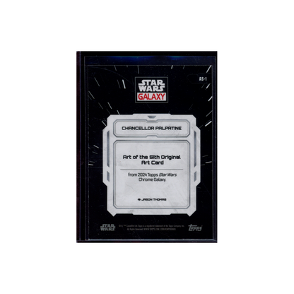 Chancellor Palpatine 2024 Topps Star Wars Galaxy Chrome