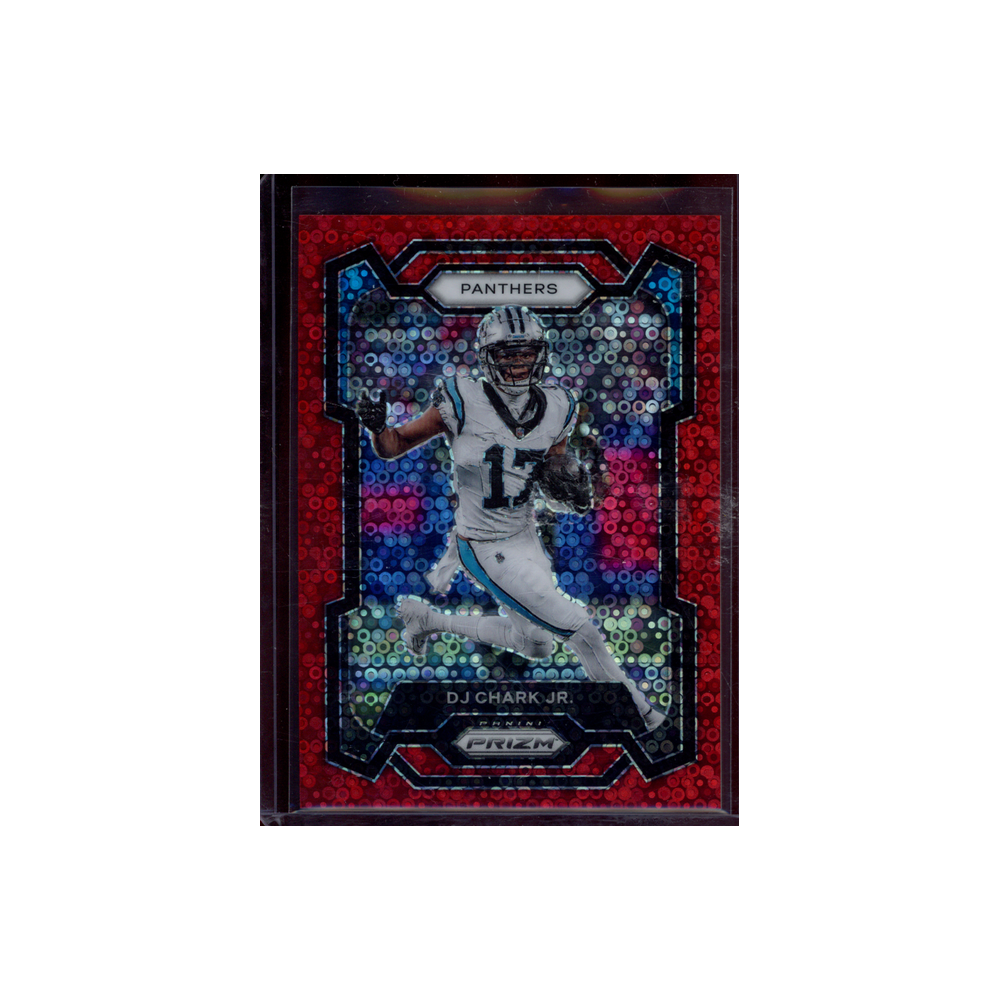 DJ Chark Jr. 2023 Panini Prizm Football Red Disco /70