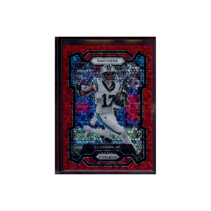 DJ Chark Jr. 2023 Panini Prizm Football Red Disco /70