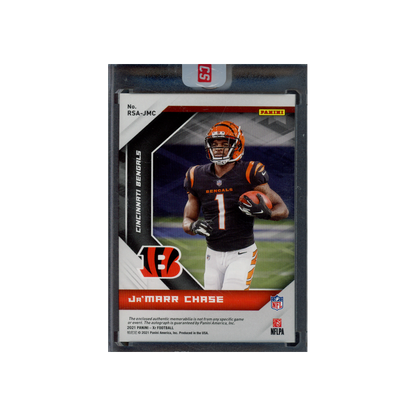 Ja'Marr Chase 2021 Panini Xr Football RPA /75