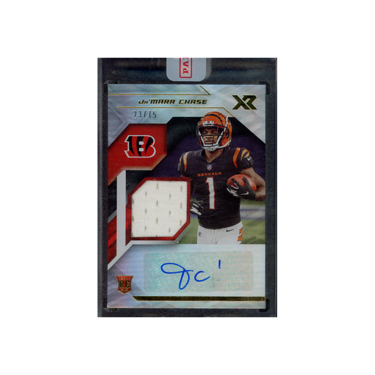 Ja'Marr Chase 2021 Panini Xr Football RPA /75