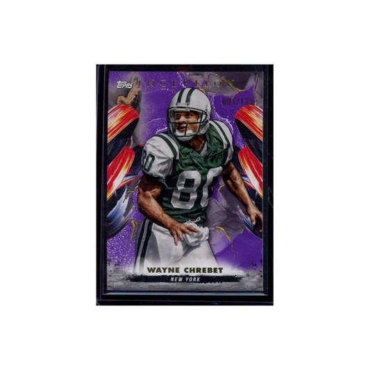 Wayne Chrebet 2024 Topps Inception Football Purple /125