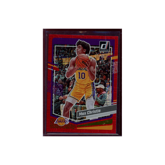 Max Christie 2023-24 Panini Donruss Basketball Rookie Red Choice