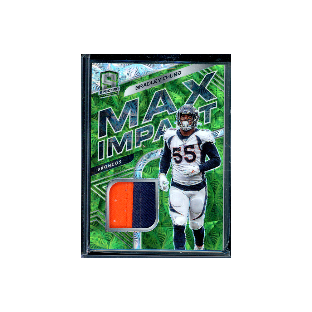 Bradley Chubb 2020 Panini Spectra Football Max Impact Patch /25