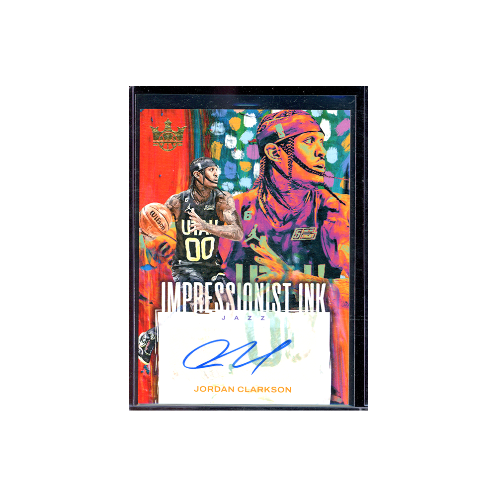 Jordan Clarkson 2023-24 Panini Court Kings Basketball Impressionist Ink Auto /49