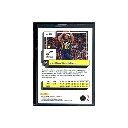 Jordan Clarkson 2022-23 Panini Donruss Basketball Yellow Laser /25