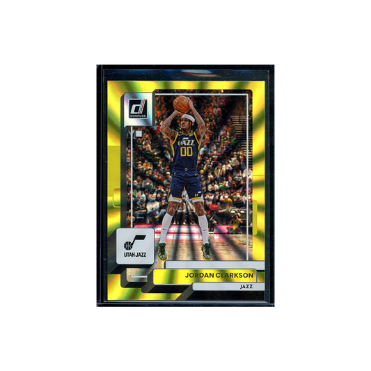 Jordan Clarkson 2022-23 Panini Donruss Basketball Yellow Laser /25