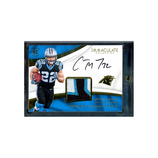 Christian McCaffrey 2017 Panini Immaculate Football RPA /99