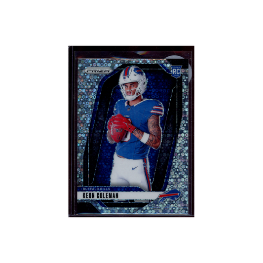 Keon Coleman 2024 Panini Prizm Football Rookie Disco Variation