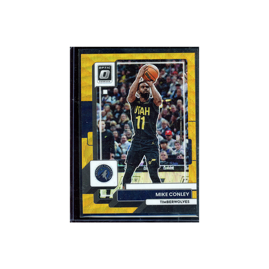 Mike Conley 2022-23 Panini Donruss Optic Basketball Gold Wave /10