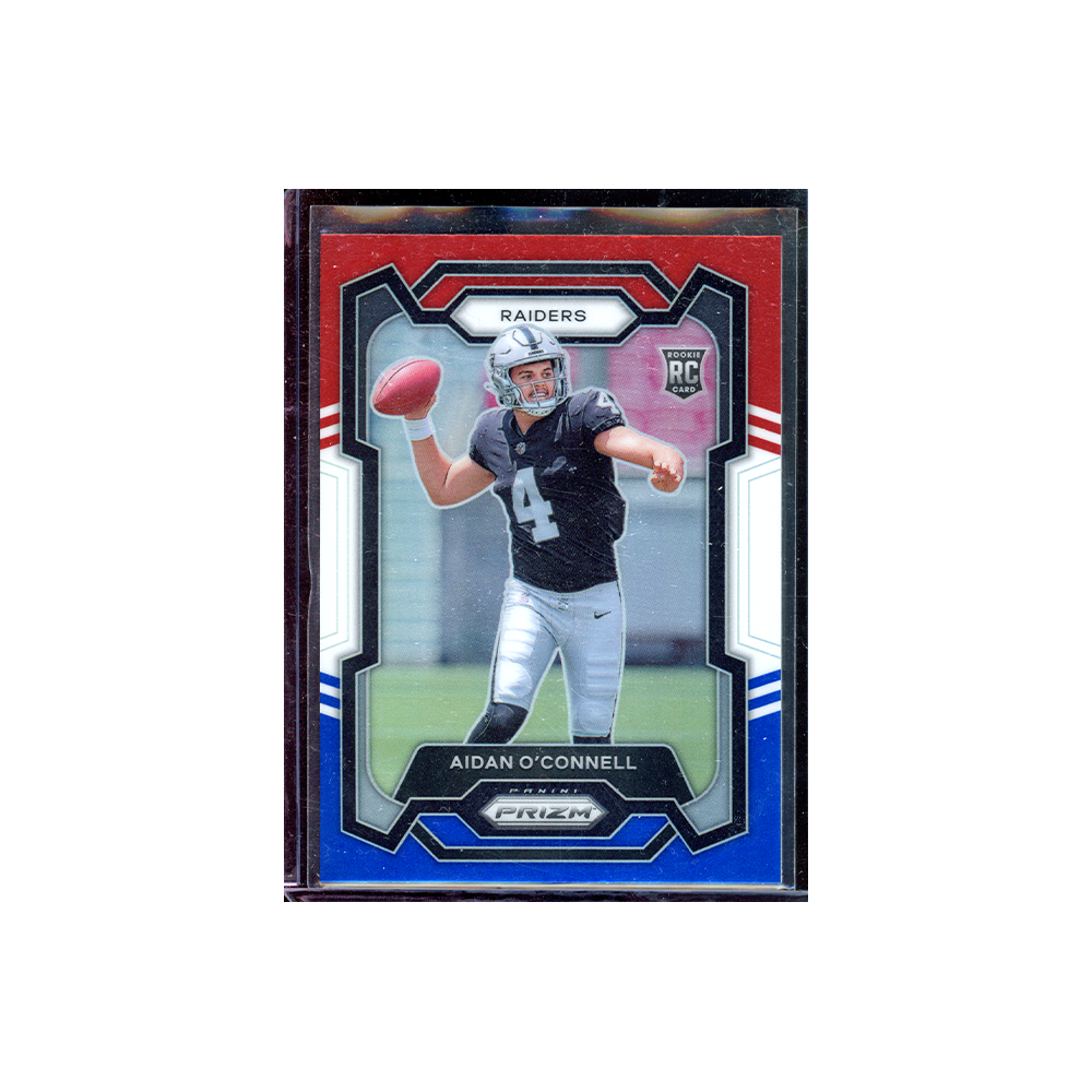 Aidan O'Connell 2023 Panini Prizm Football Red White Blue Prizm Rookie