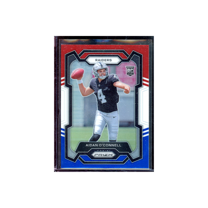 Aidan O'Connell 2023 Panini Prizm Football Red White Blue Prizm Rookie