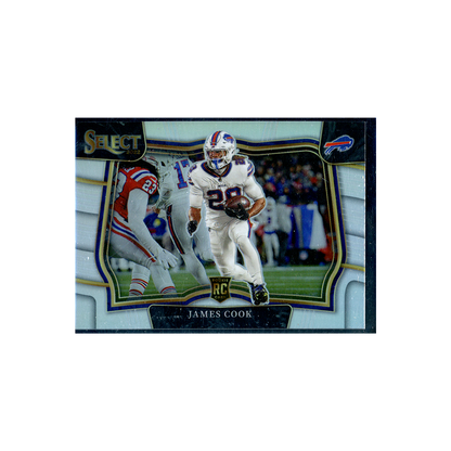 James Cook 2022 Panini Select Football Silver Prizm Rookie Field Level