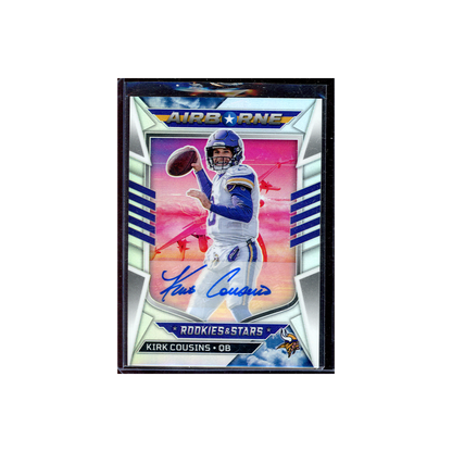 Kirk Cousins 2022 Panini Rookies & Stars Football Airborne Auto /15