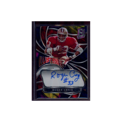 Roger Craig 2024 Panini Spectra Football Illustrious Legends Auto /75