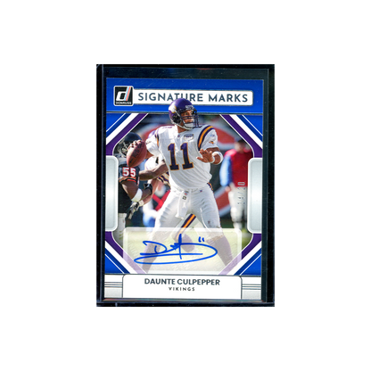 Daunte Culpepper 2022 Panini Donruss Football Signature Marks Auto /20