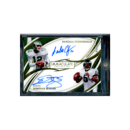 Cunningham McNabb 2022 Panini Immaculate Collection Football Dual Auto Gold /10