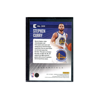 Stephen Curry 2021-22 Panini Chronicles Essentials Basketball Orange /75