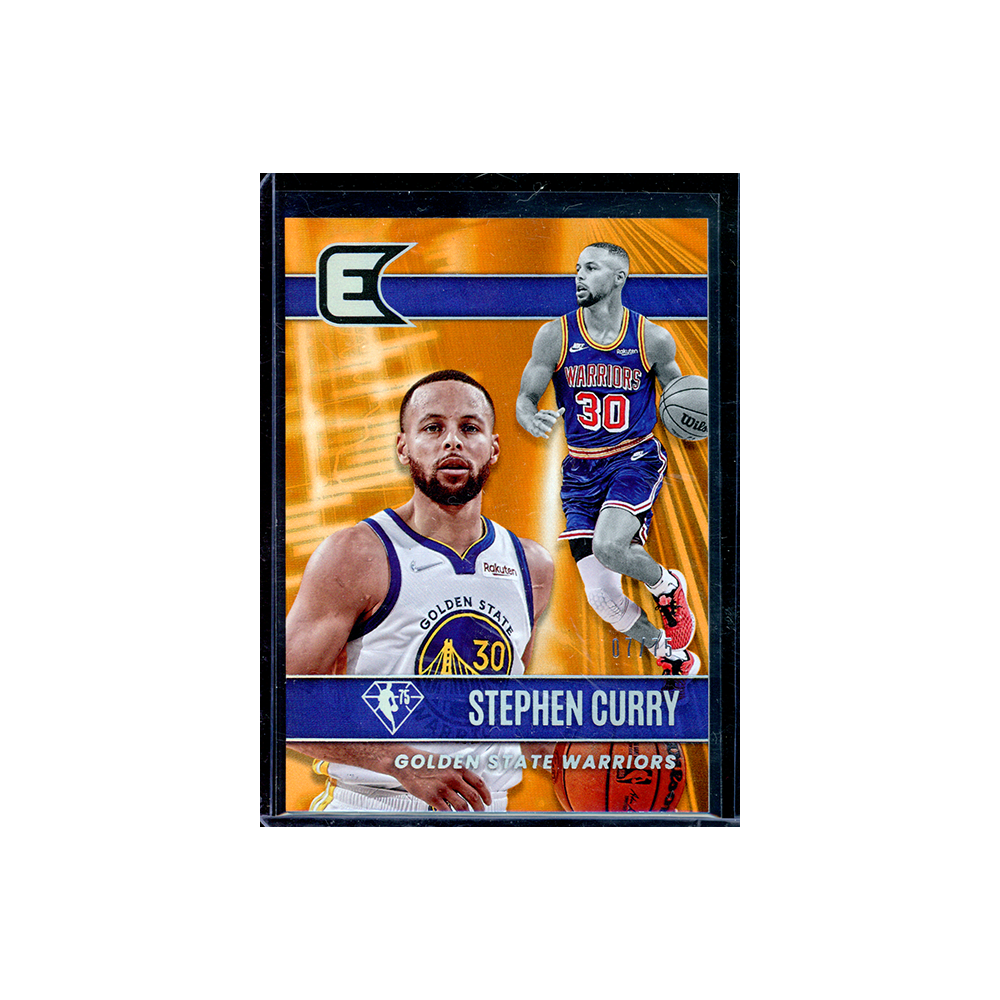 Stephen Curry 2021-22 Panini Chronicles Essentials Basketball Orange /75