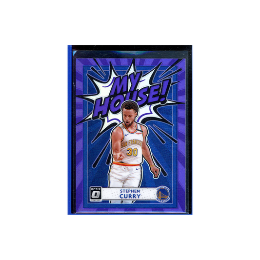 Stephen Curry 2020-21 Panini Donruss Optic Basketball My House Purple