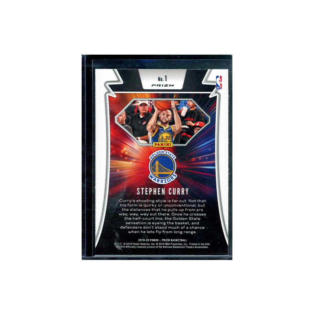 Stephen Curry 2019-20 Panini Prizm Basketball Far Out Prizm