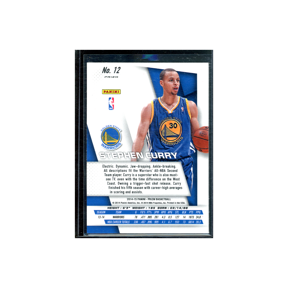 Stephen Curry 2014-15 Panini Prizm Basketball SP Variations Prizm