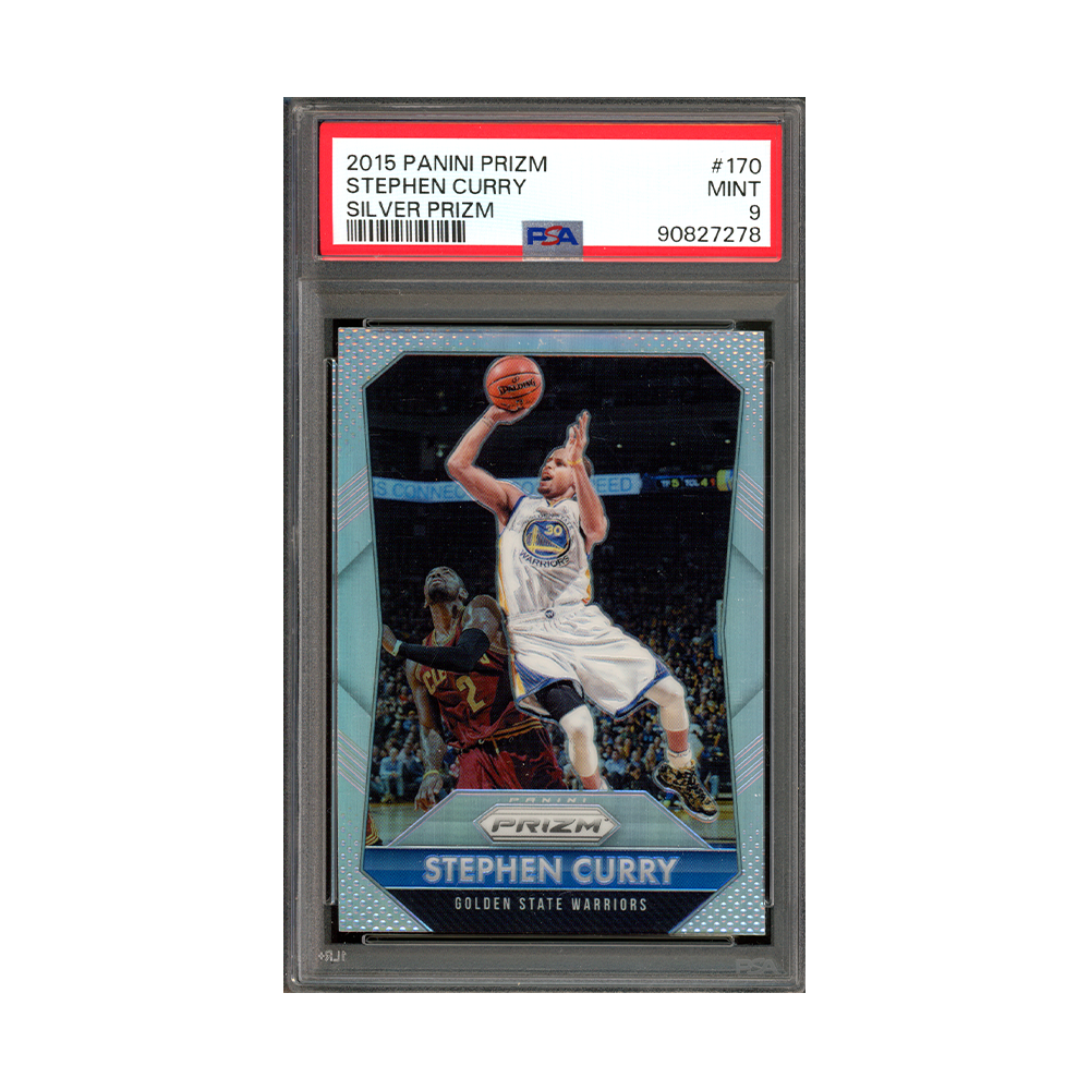 Stephen Curry 2015-16 Panini Prizm Basketball Silver Prizm PSA 9