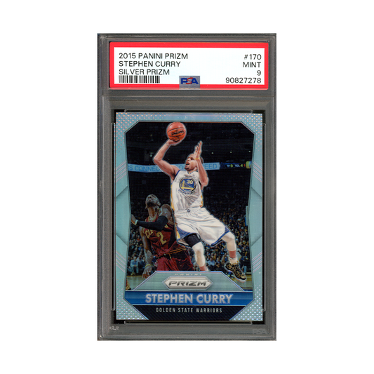 Stephen Curry 2015-16 Panini Prizm Basketball Silver Prizm PSA 9