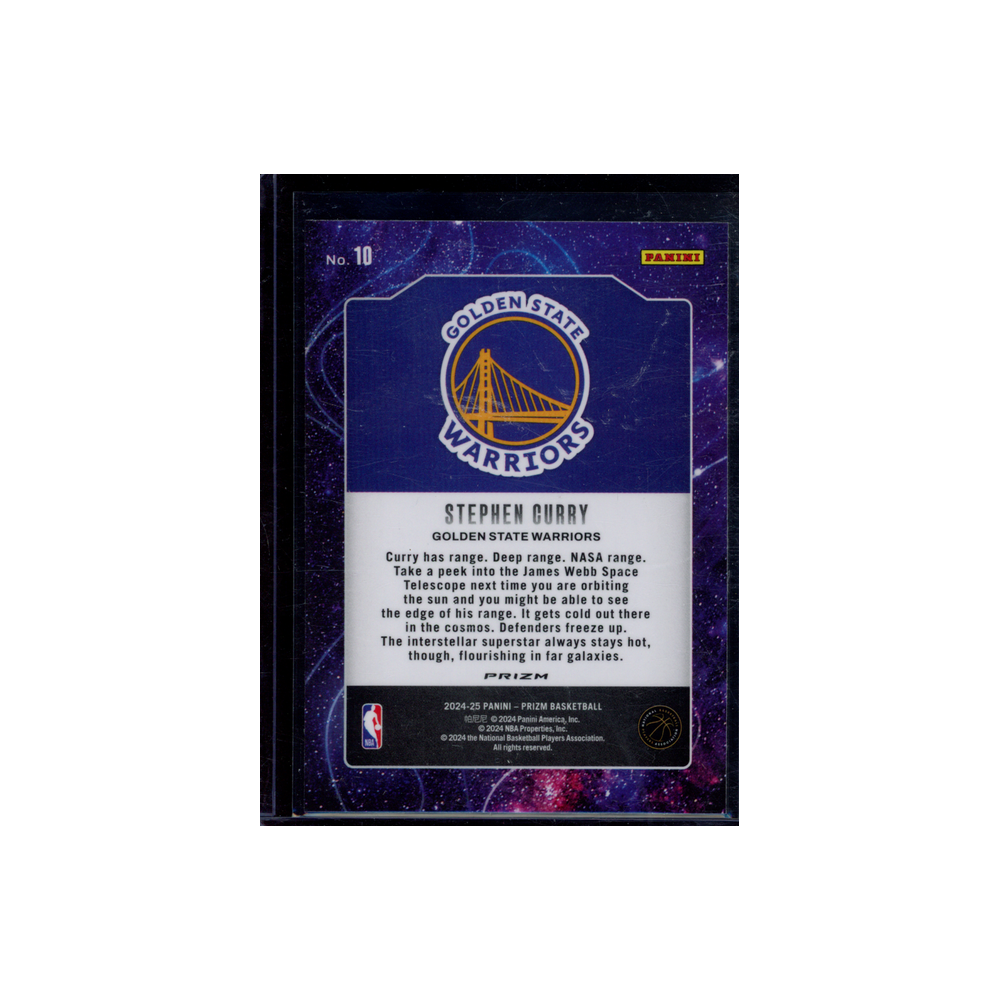 Stephen Curry 2024-25 Panini Prizm Basketball Deep Space Green #10