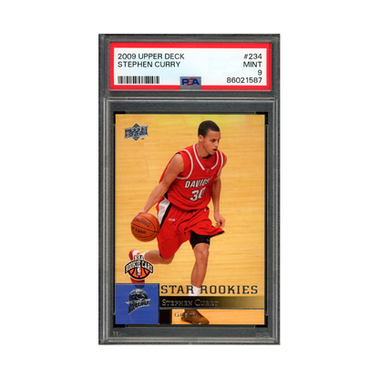Stephen Curry 2009 Upper Deck Star Rookies PSA 9