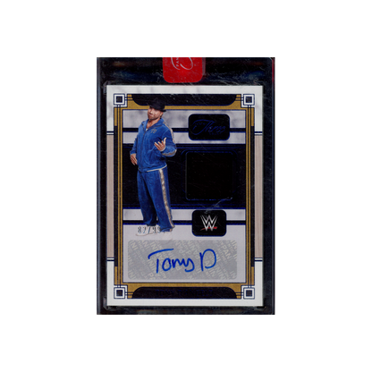 Tony D'Angelo 2024 Topps Three Count WWE Patch Auto Blue /99