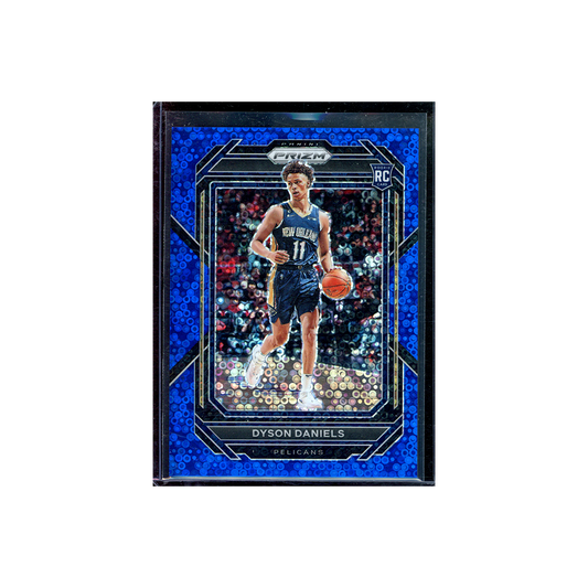 Dyson Daniels 2022-23 Panini Prizm Basketball Fast Break Blue Prizm Rookie /150