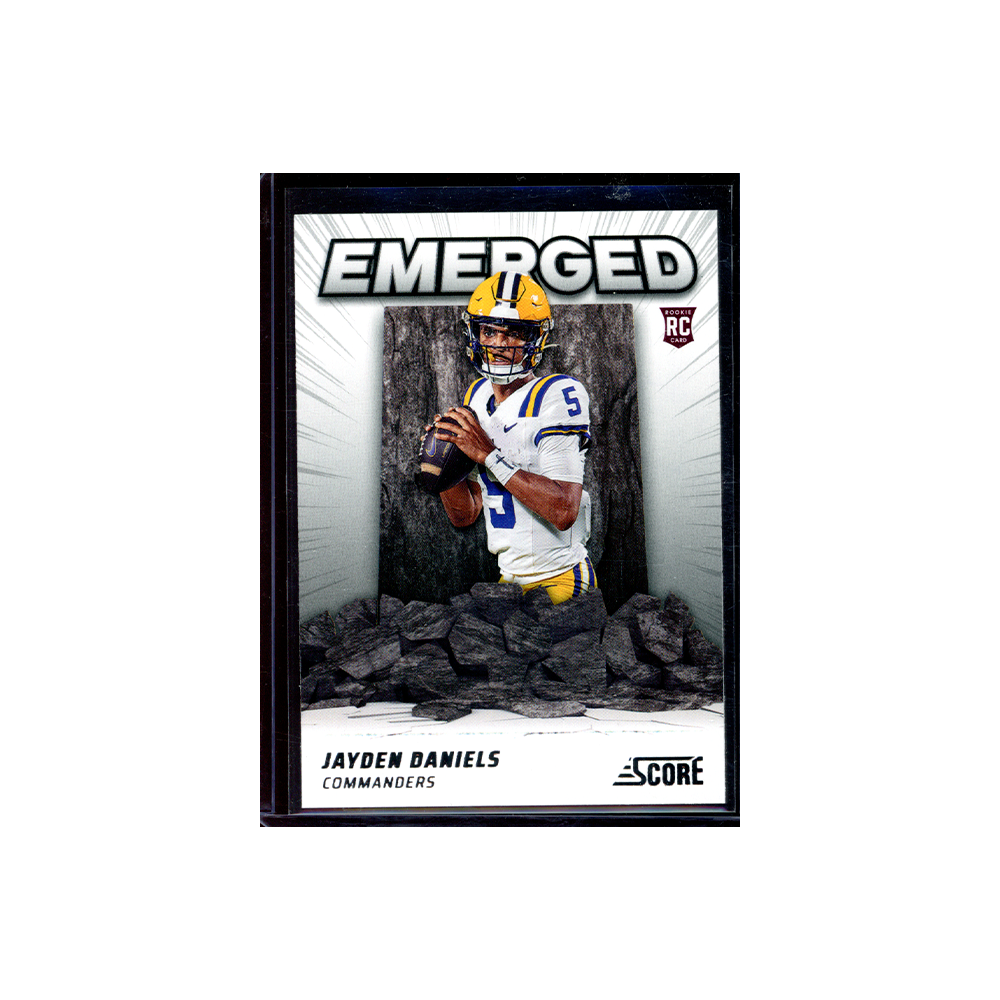 Jayden Daniels 2024 Panini Score Football Emerged Rookie