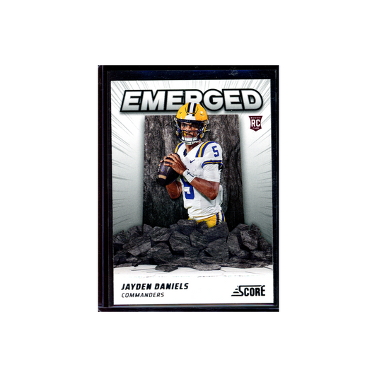 Jayden Daniels 2024 Panini Score Football Emerged Rookie