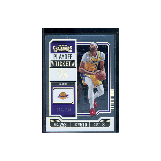 Anthony Davis 2023-24 Panini Contenders Playoff Ticket /249