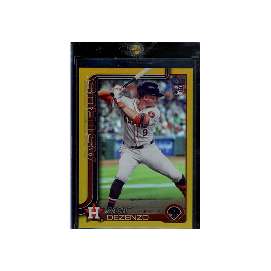 Zach Dezenzo 2025 Topps Astros Rookie Gold /50