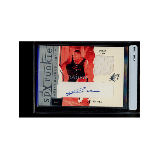 Boris Diaw 2003-04 Upper Deck SPX Rookie Jersey Auto /1999